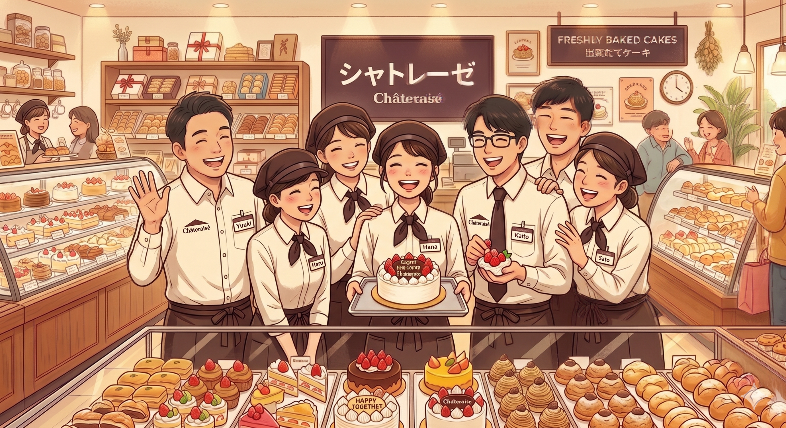 【初回配属確約】住み慣れた大田区で安心して働けるシャトレーゼ店舗スタッフ【スイーツ/菓子】