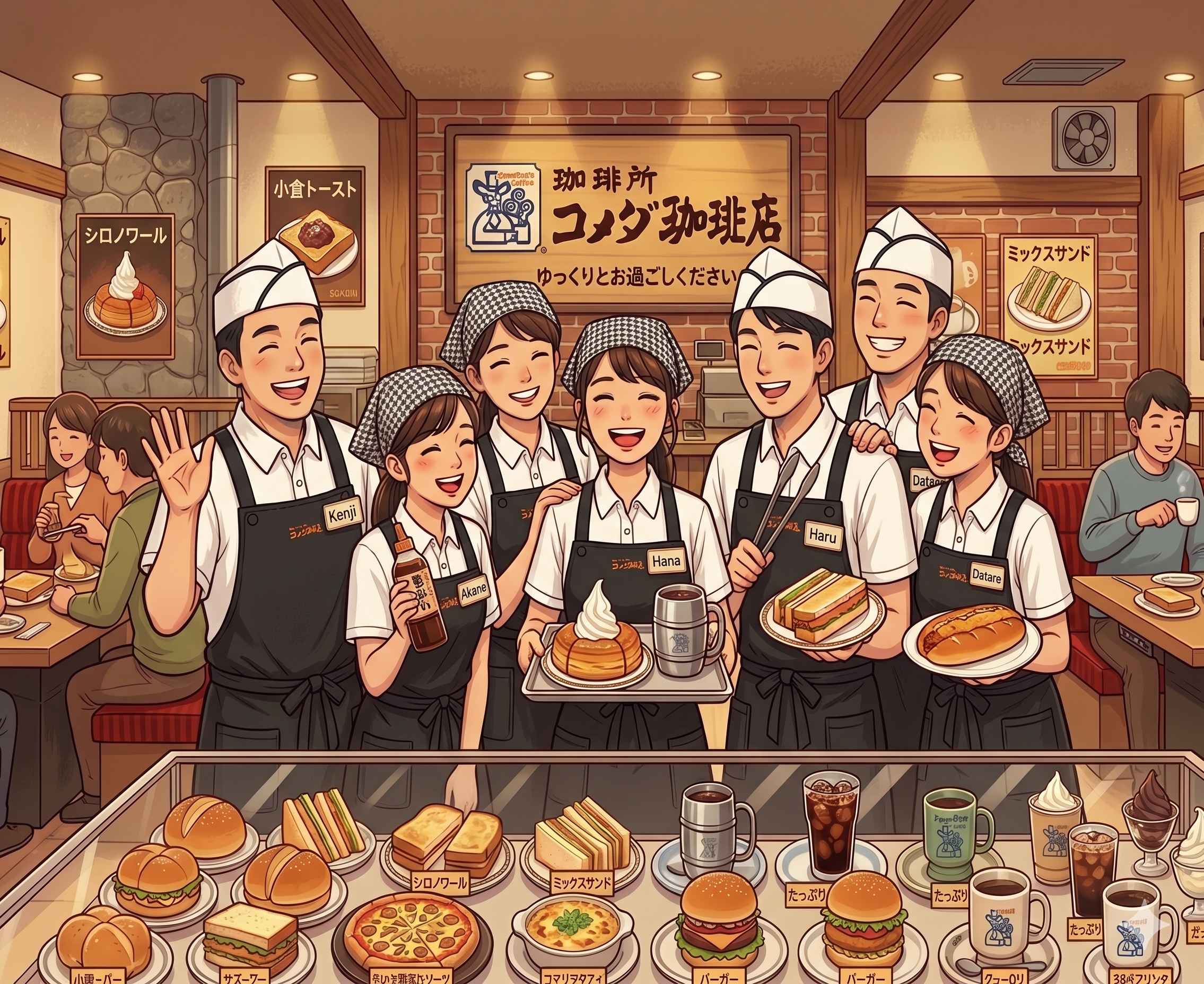 【初回配属確約】住み慣れた横浜市で安心して働けるコメダ珈琲店の店舗/接客スタッフ【カフェ/喫茶店】